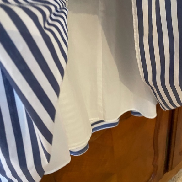 Ralph Lauren blue and white striped dress Size 10 - Picture 5 of 7